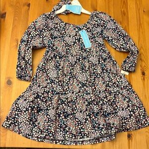 Draper James Navy Floral Dress